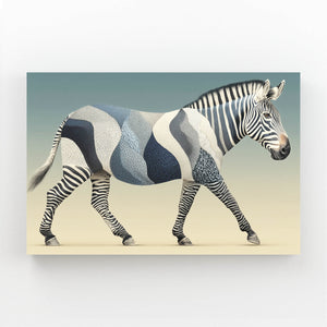 Blue Zebra Art