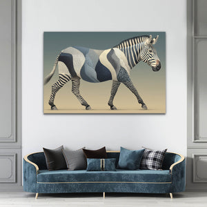 Blue Zebra Art