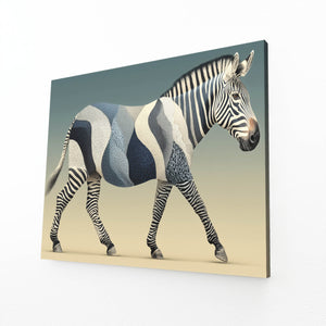 Blue Zebra Art
