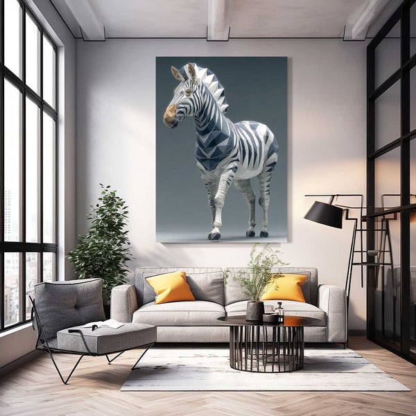 Blue Zebra Artwork