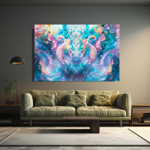 Bluish Trippy Art | MusaArtGallery™