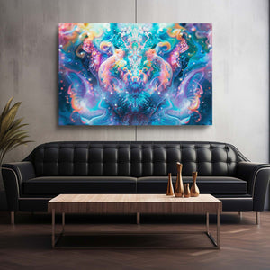 Bluish Trippy Art | MusaArtGallery™