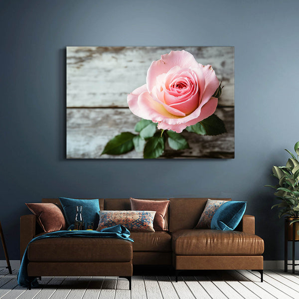 Blush Rose Flower Art | MusaArtGallery™