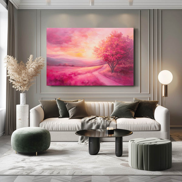 Blushing Horizon Flower Art | MusaArtGallery™