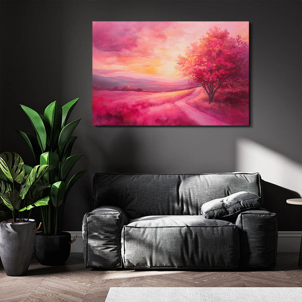 Blushing Horizon Flower Art | MusaArtGallery™