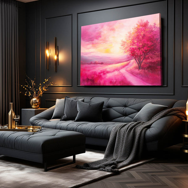 Blushing Horizon Flower Art | MusaArtGallery™