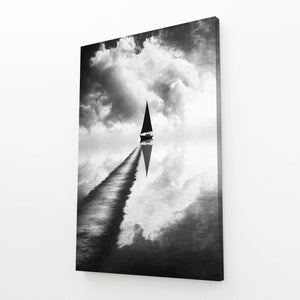 Boat Black Wall Art