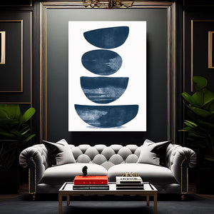 Blue Boho Art Wall | MusaArtGallery™
