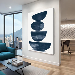 Blue Boho Art Wall | MusaArtGallery™