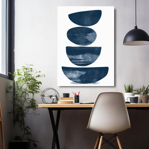 Blue Boho Art Wall | MusaArtGallery™
