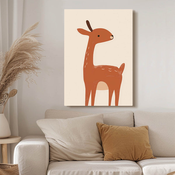 Boho Baby Deer Wall Art   | MusaArtGallery™