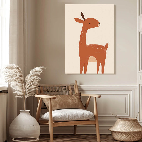 Boho Baby Deer Wall Art   | MusaArtGallery™