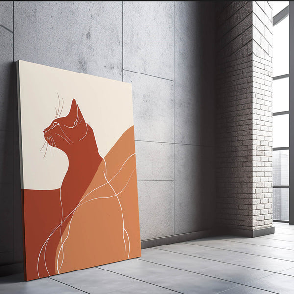 Boho Cat Wall Art   | MusaArtGallery™