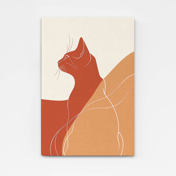 Boho Cat Wall Art   | MusaArtGallery™