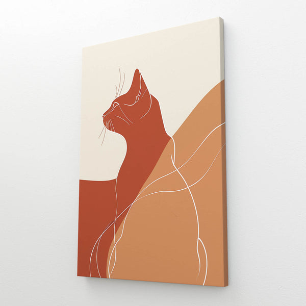 Boho Cat Wall Art   | MusaArtGallery™