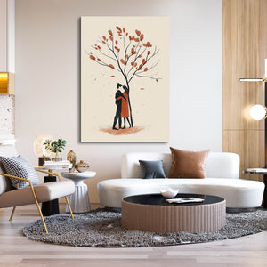 Boho Couple Tree Art For Wall  | MusaArtGallery™