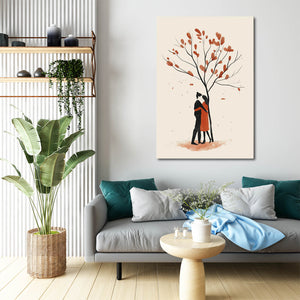 Boho Couple Tree Art For Wall  | MusaArtGallery™