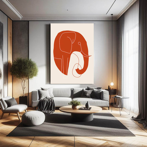 Boho Elephant Wall Art   | MusaArtGallery™