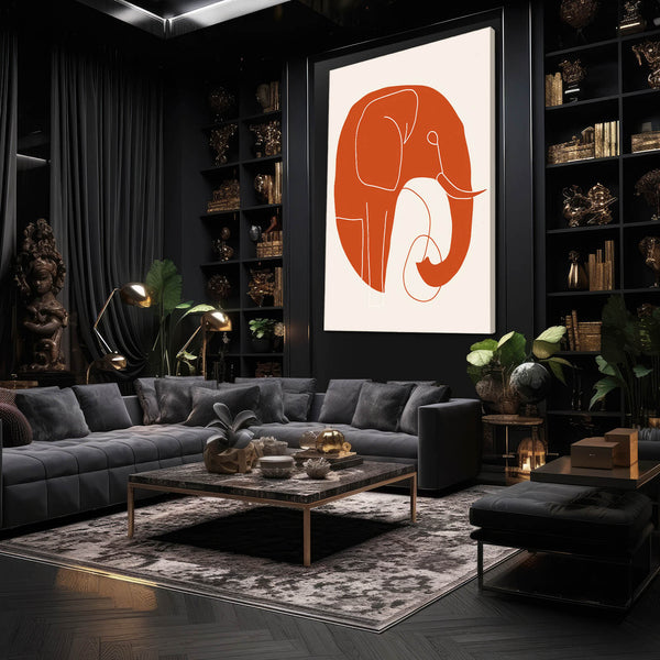 Boho Elephant Wall Art   | MusaArtGallery™