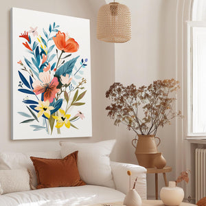 Boho Flowers Wall Art | MusaArtGallery™
