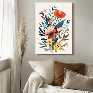 Boho Flowers Wall Art | MusaArtGallery™