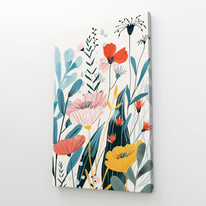 Boho Flowers Wall Decor Art | MusaArtGallery™