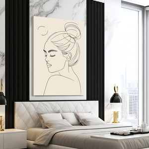 Boho Girl Canvas Art | MusaArtGallery™