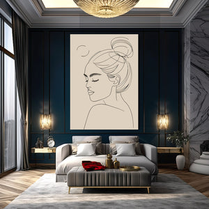 Boho Girl Canvas Art | MusaArtGallery™