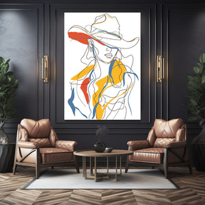 Boho Girl Wall Art | MusaArtGallery™