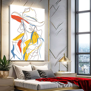 Boho Girl Wall Art | MusaArtGallery™