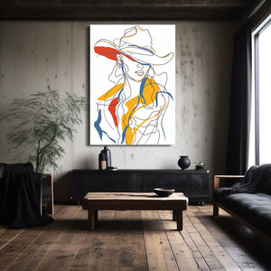 Boho Girl Wall Art | MusaArtGallery™