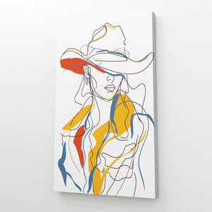 Boho Girl Wall Art | MusaArtGallery™