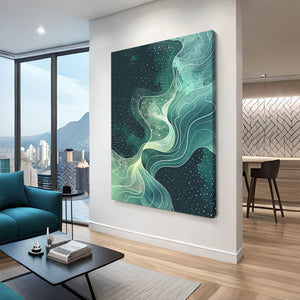Boho Green Wall Art | MusaArtGallery™