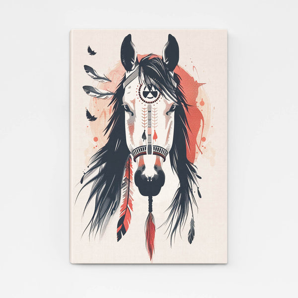 Boho Horse Wall Art   | MusaArtGallery™