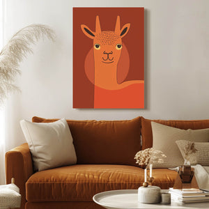 Boho Lama Wall Art   | MusaArtGallery™