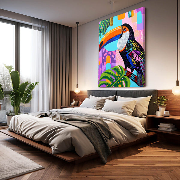 Boho Toucan Wall Art   | MusaArtGallery™