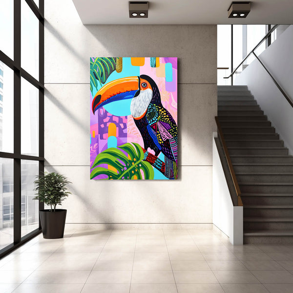 Boho Toucan Wall Art   | MusaArtGallery™