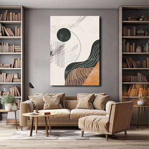 Boho Wall Art Black Sun | MusaArtGallery™