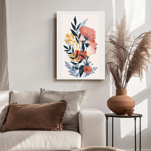 Boho Wall Art Flowers Decor | MusaArtGallery™