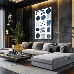 Boho Wall Art Blue | MusaArtGallery™