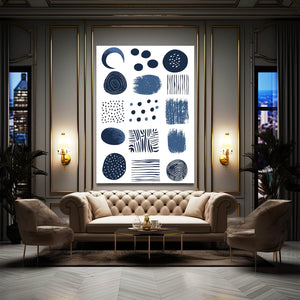Boho Wall Art Blue | MusaArtGallery™