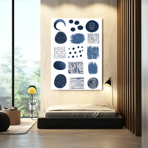 Boho Wall Art Blue | MusaArtGallery™