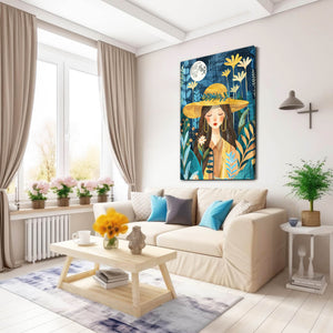 Boho Woman Wall Art | MusaArtGallery™