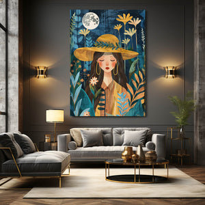 Boho Woman Wall Art | MusaArtGallery™