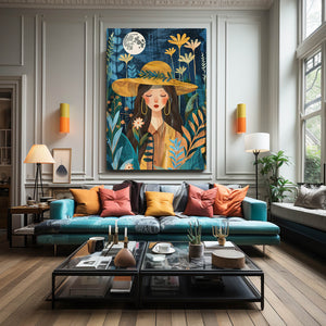 Boho Woman Wall Art | MusaArtGallery™