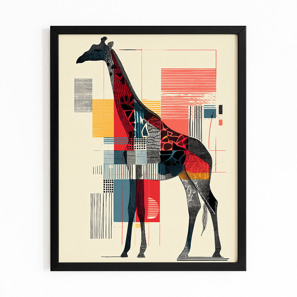 Bohoo Giraffe Artwork