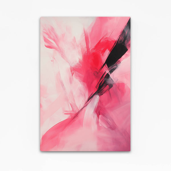 Bold Stroke Pink Abstract Art | MusaArtGallery™