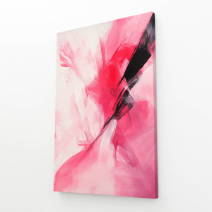 Bold Stroke Pink Abstract Art | MusaArtGallery™