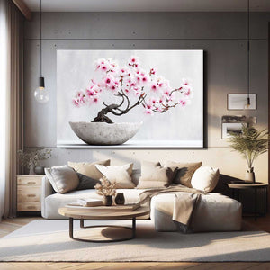 Bonsai Cherry Blossom Tree Art