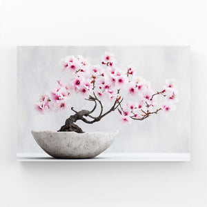 Bonsai Cherry Blossom Tree Art